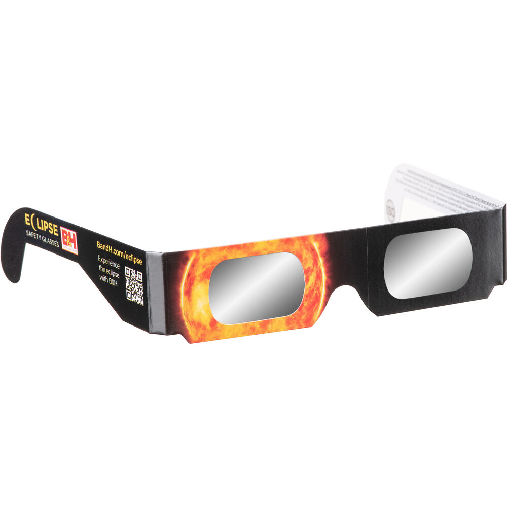 Solar Eclipse Safety Glasses (Single Pair) Blocks 100% of Harmful UV & IR Light for Safe Viewing, CE and ISO Certified, Made in the USA